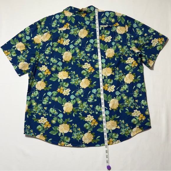 NEW Old Navy Blue and Yellow Casual Button Down Shirt Excellent - Picture 9 of 12